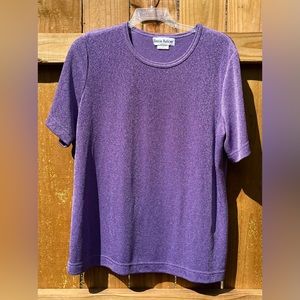 Sharon Anthony Purple Top